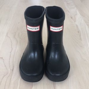 Hunter Boots - Black - Great Condition - Size 5